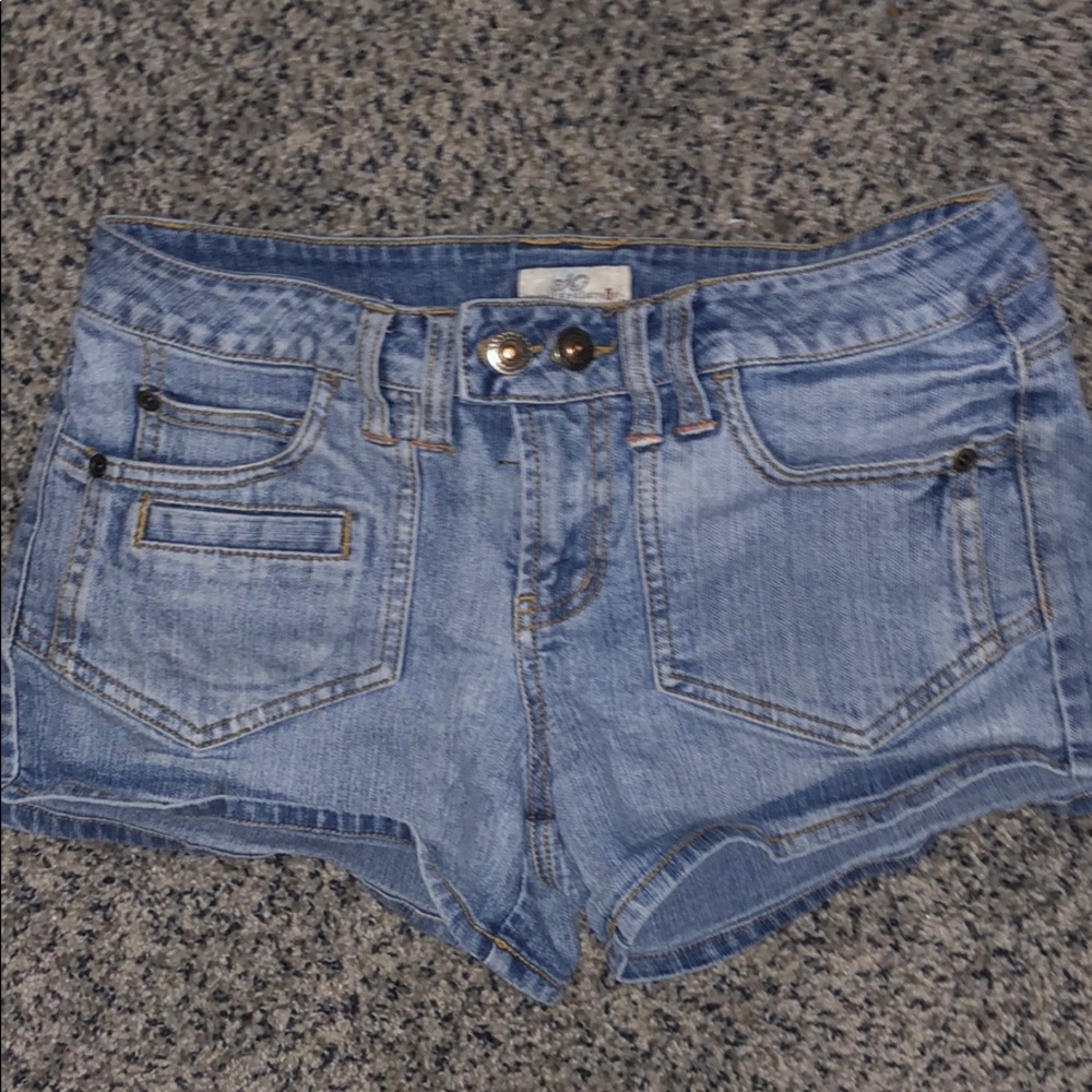 Denim shorts